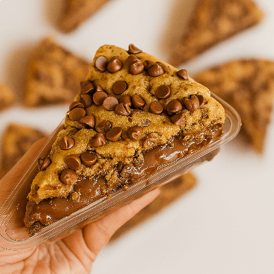 Fatia torta cookie